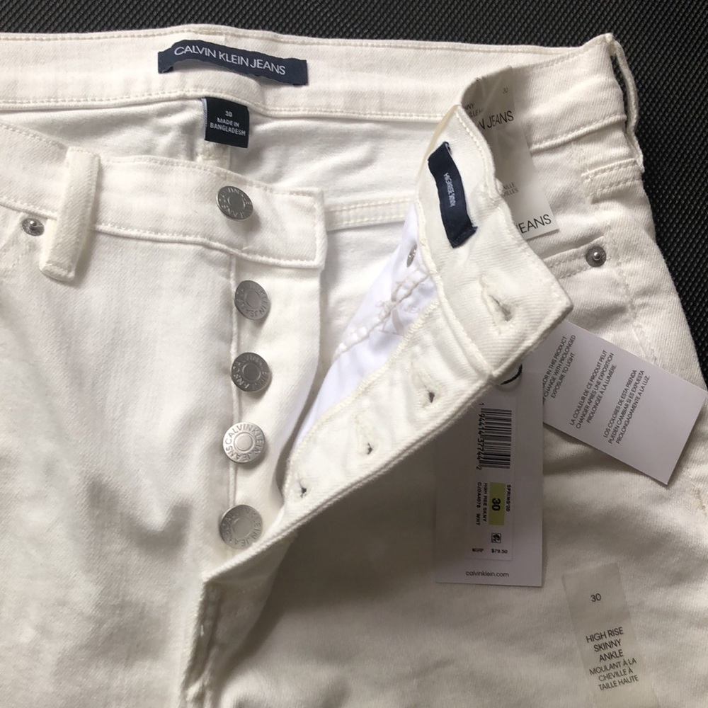 NWT CALVINKLEIN jeans HighRise skinny size 30